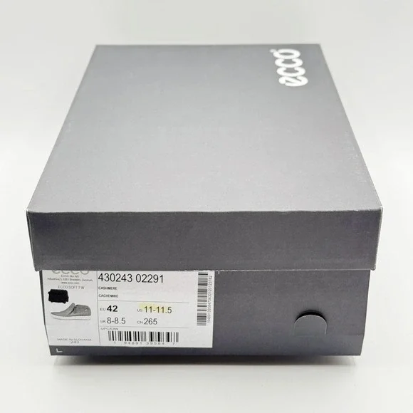 Ecco Soft 7 Short Zip Bootie Size 42 / US 11 Womens Cashmere Tan NEW - Picture 2 of 10